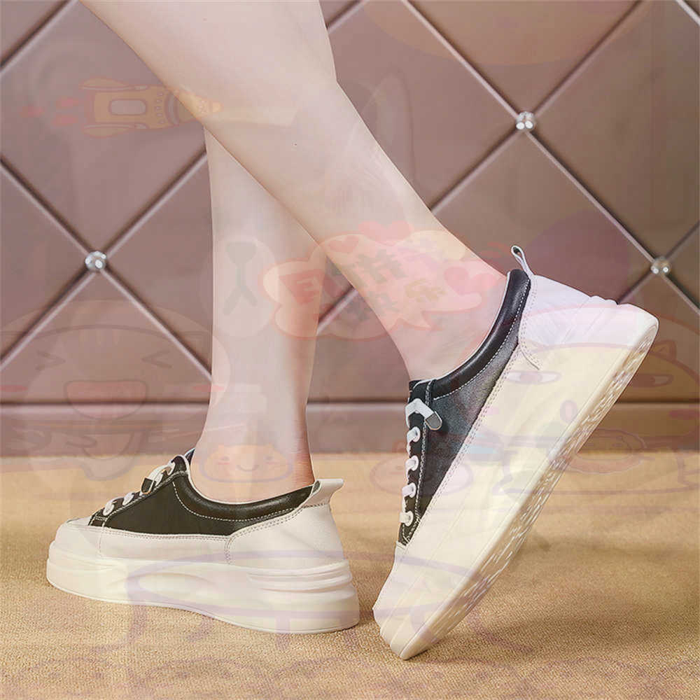 Streetwear Brand Name Ideas - Mocasines gruesos con cordones para mujer,