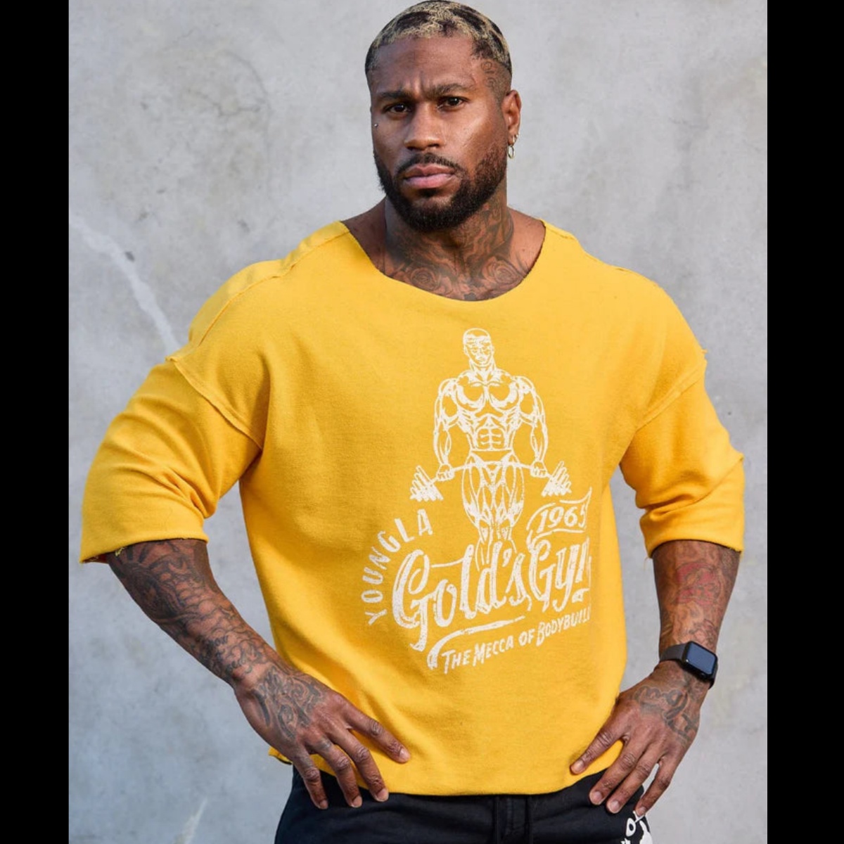 Yellow Streetwear Brand - Camiseta Deportiva Amarilla de la Marca