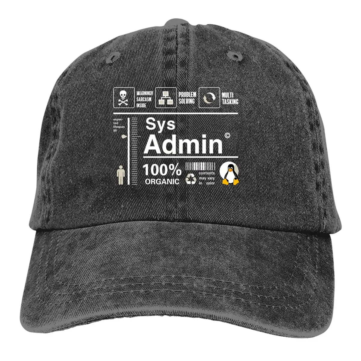 Stussy Bucket Hat - Kit Linux Infographic Sys Admin Penguin