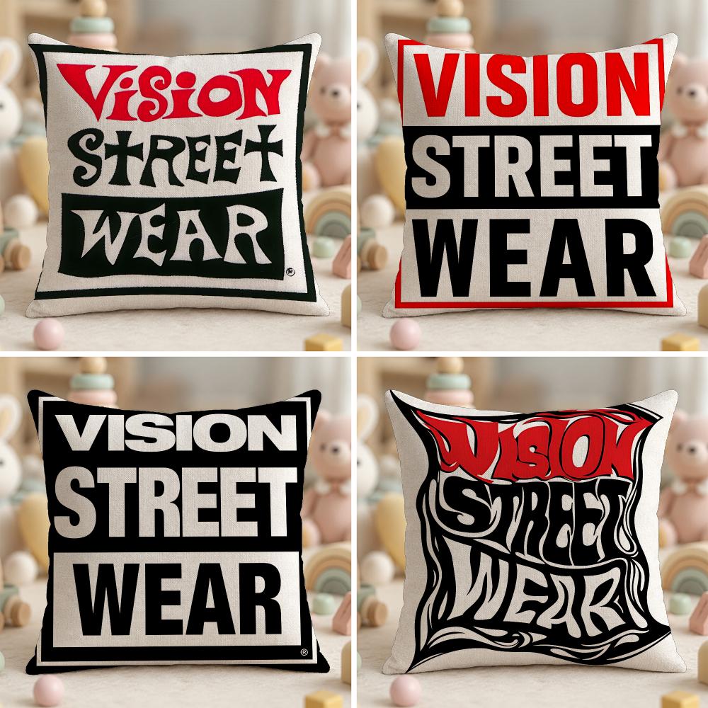 Streetwear Brand Famous - Funda de Cojín Ultra Suave V-Vision